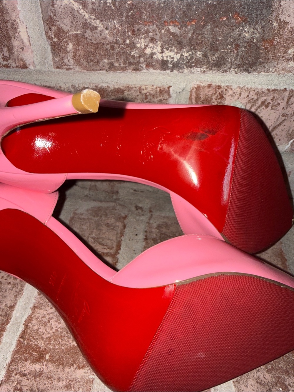 Christian Louboutin Hot Pink Patent Pointed-Toe Stiletto Pumps size 41.5 - Picture 9 of 12